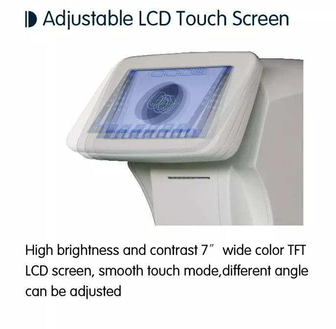 7" TFT Touch Screen Auto-Refractor Keratometer Ophthalmic Refractometer RFK-920