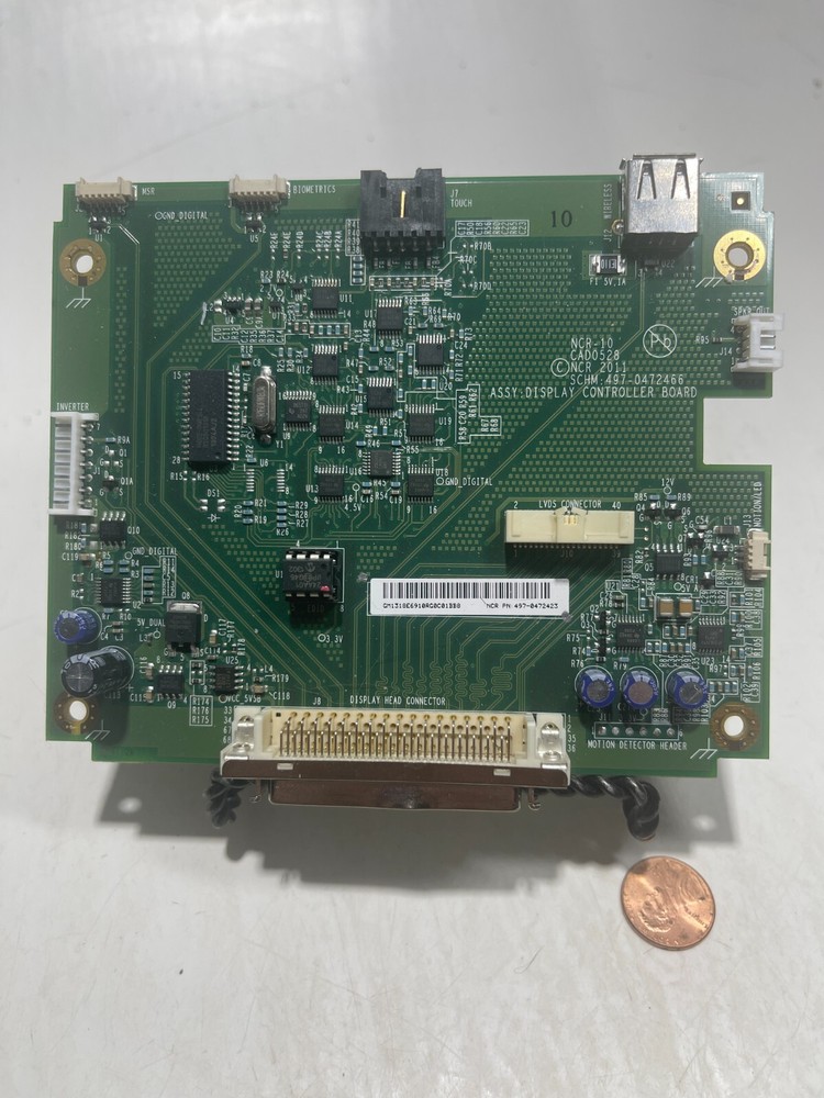 NCR 497-0472423 LCD DISPLAY CONTROLLER BOARD