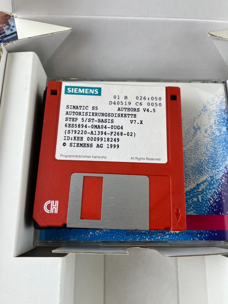 Siemens SIMATIC S5 STEP 5 Basic V7.x Upgrade Package 6ES5 894‑0MA04‑0UG4