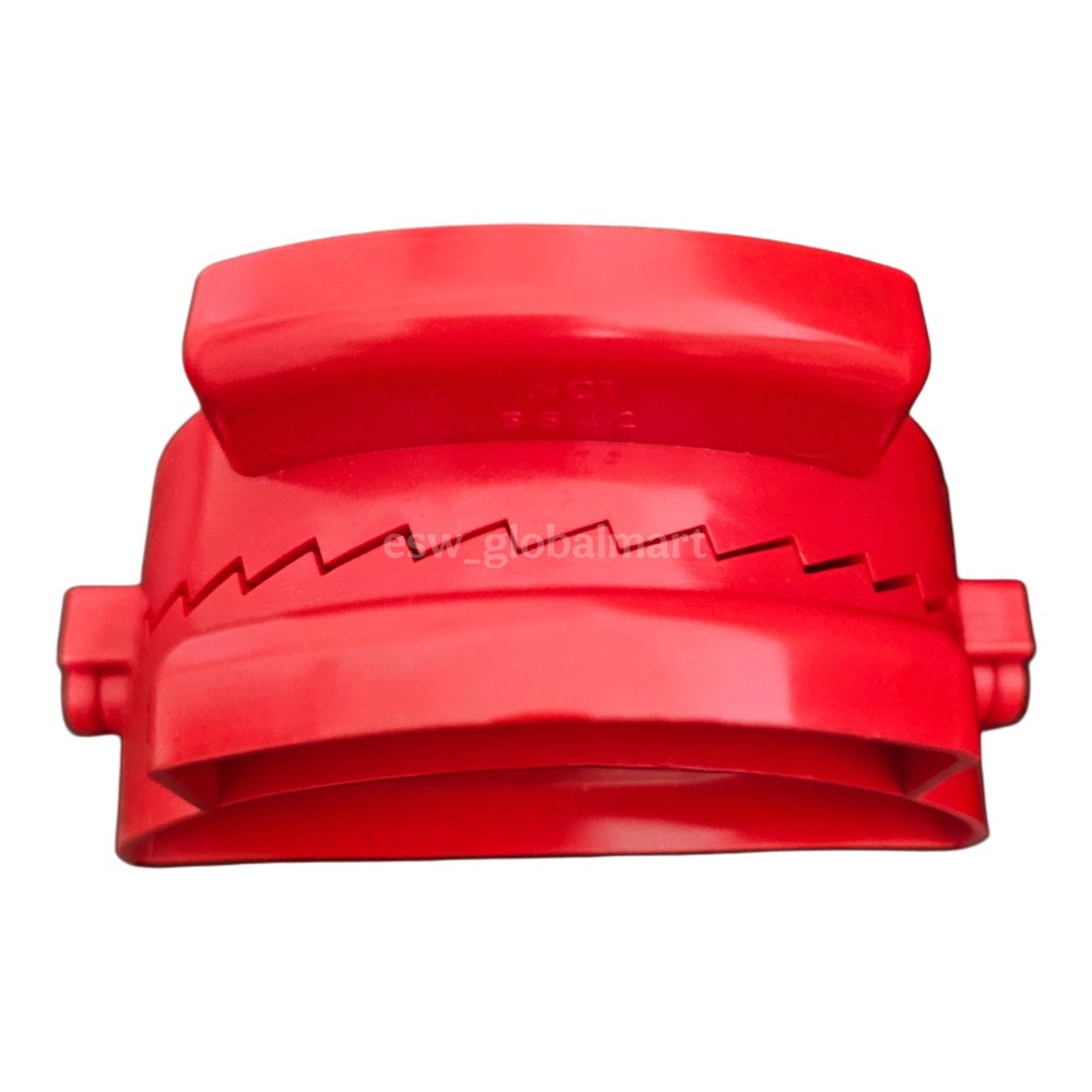 Curry Puff Dumpling Mold Traditional Dough Press Tool - Red 4.5 Inch