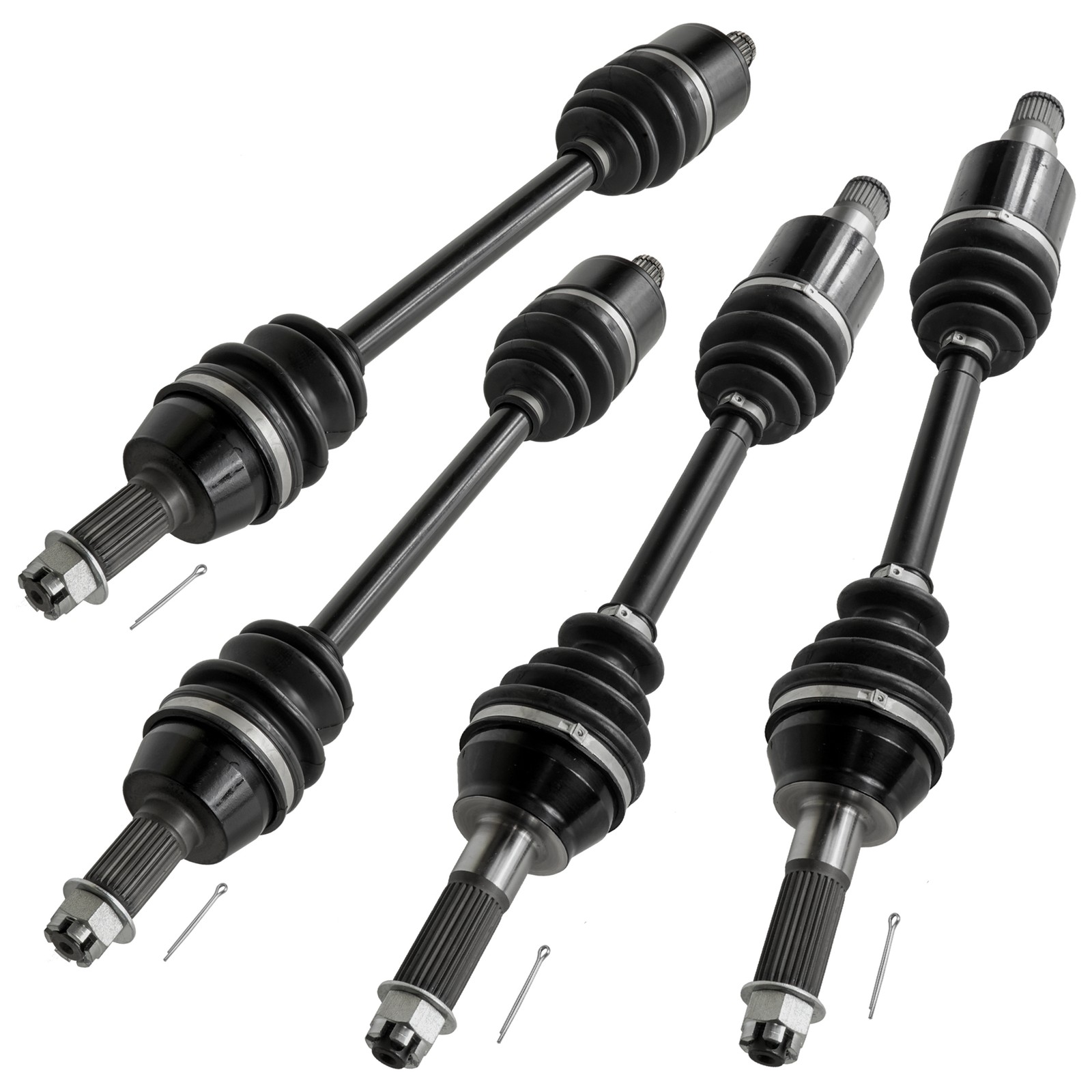 Front & Rear Complete CV Joint Axles For Polaris RZR 800 2008-2013 Left & Right