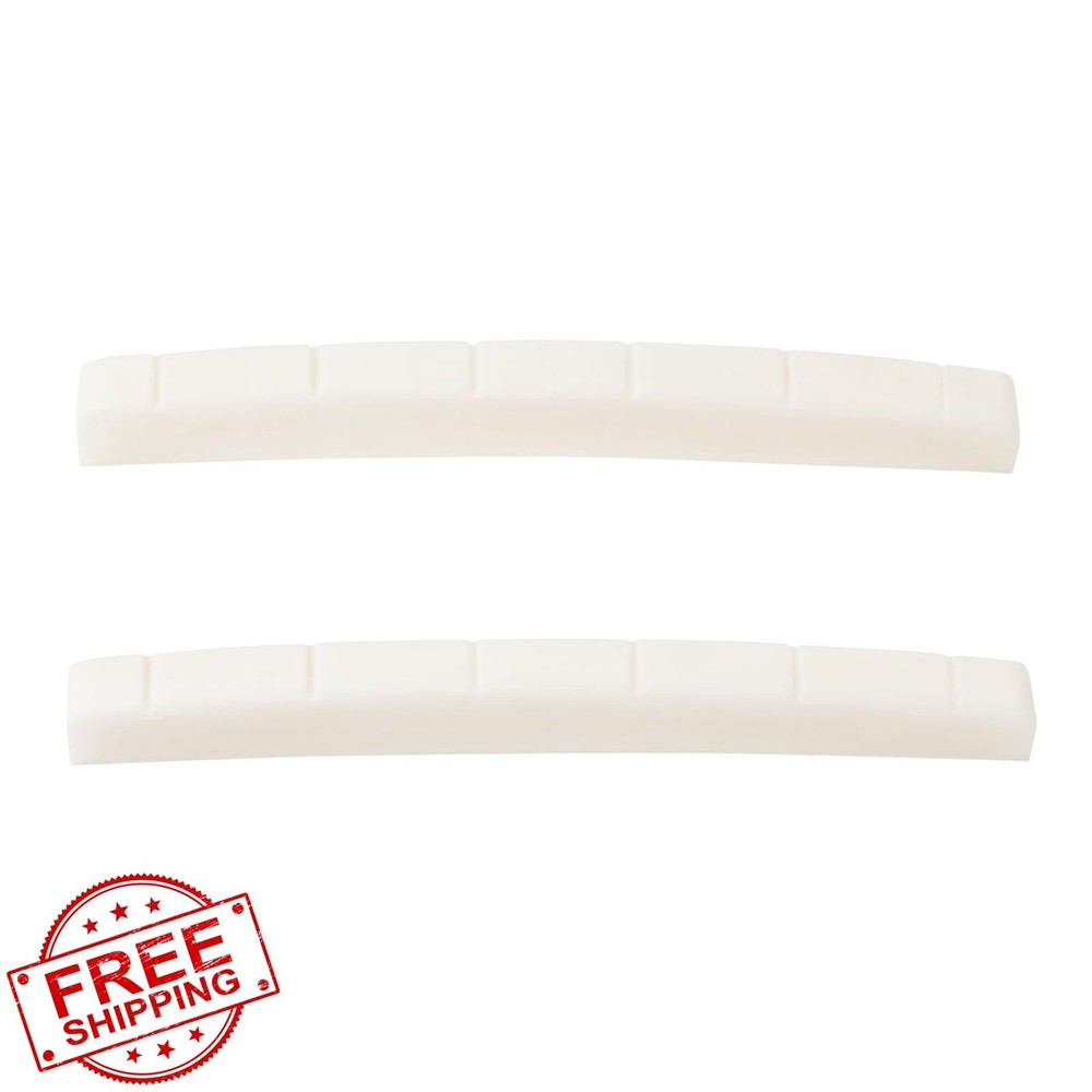 Banworks Strat Tele Guitar Nuts 6-String Bone Pre-Slotted 2pc