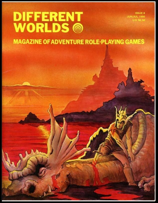 DIFFERENT WORLDS RPG MAGAZINE 30 Classic Issues On USB Flash Drive