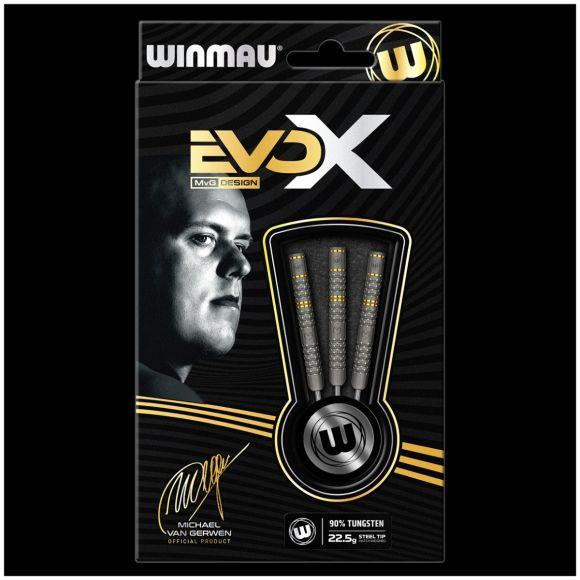 WINMAU MVG MICHAEL VAN GERWEN MvG Evo X 22.5 gram 90% Tungsten Steel Tip Darts