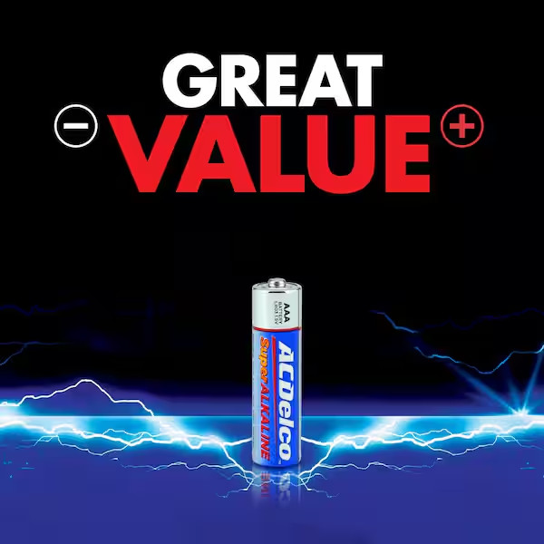 (48-Pack) AAA Batteries, Triple A Bulk Pack