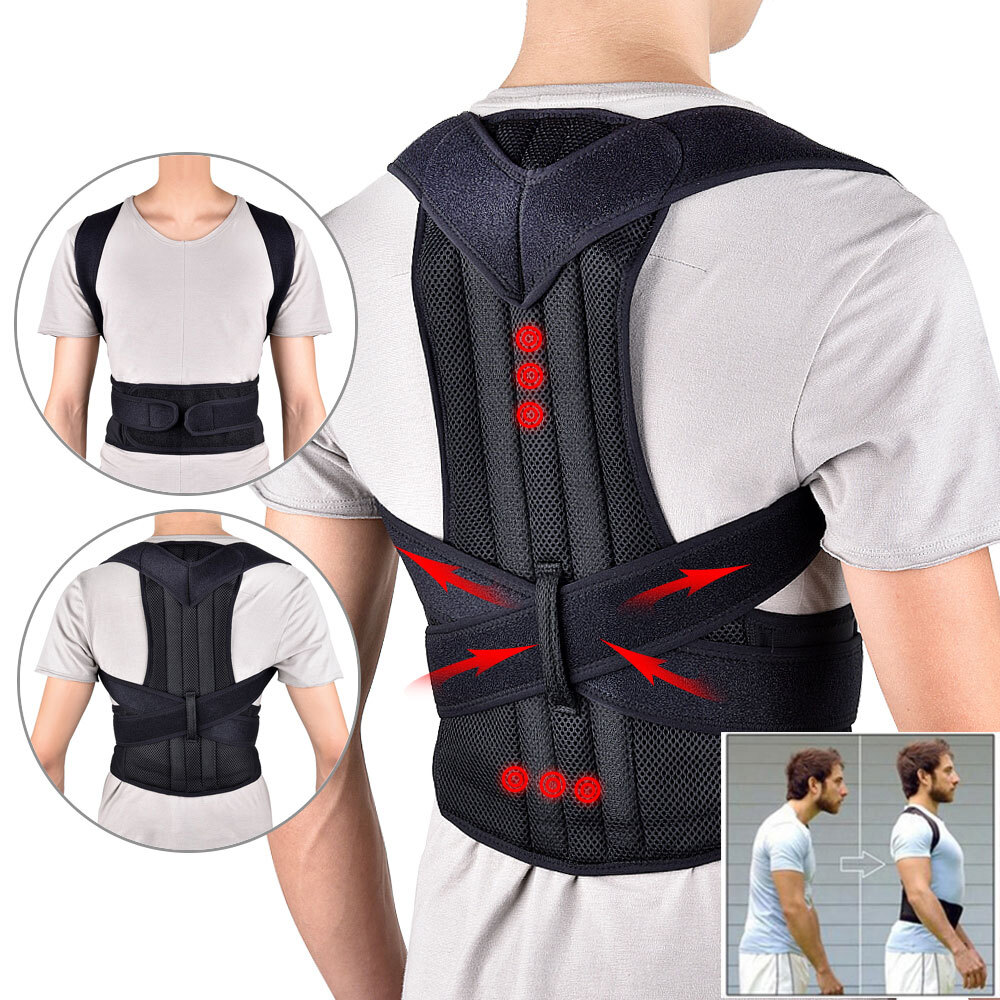 Posture Corrector Improve Thoracic Kyphosis Back Support Brace Prevent Slouching