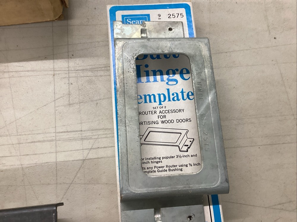 Craftsman Butt Hinge Template 9 2564