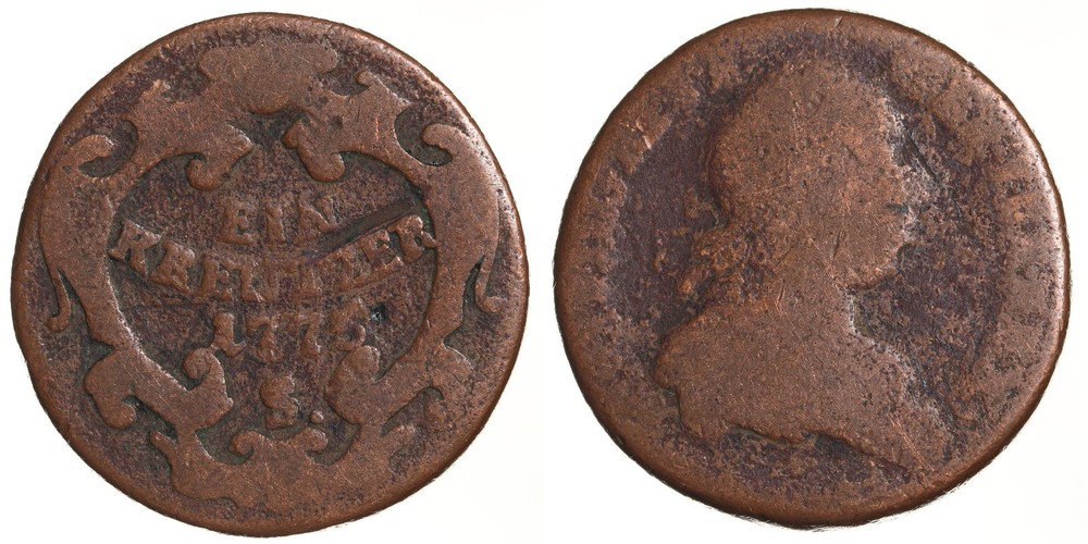 1776 Austria 1 Kreuzer
