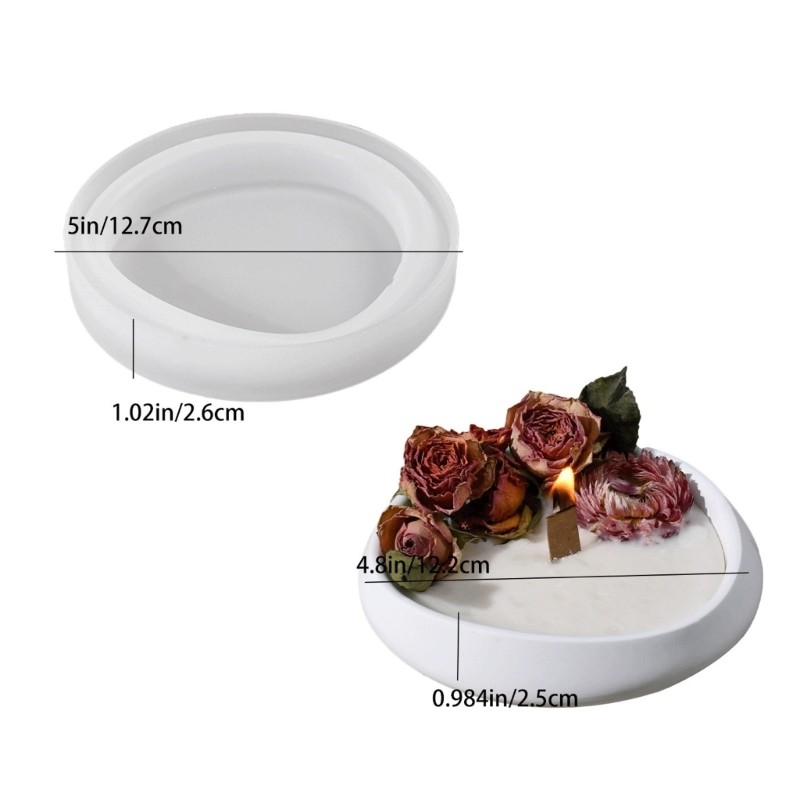 Sturdy Silicone Craft Mould for Unique Waved Pattern Plates and