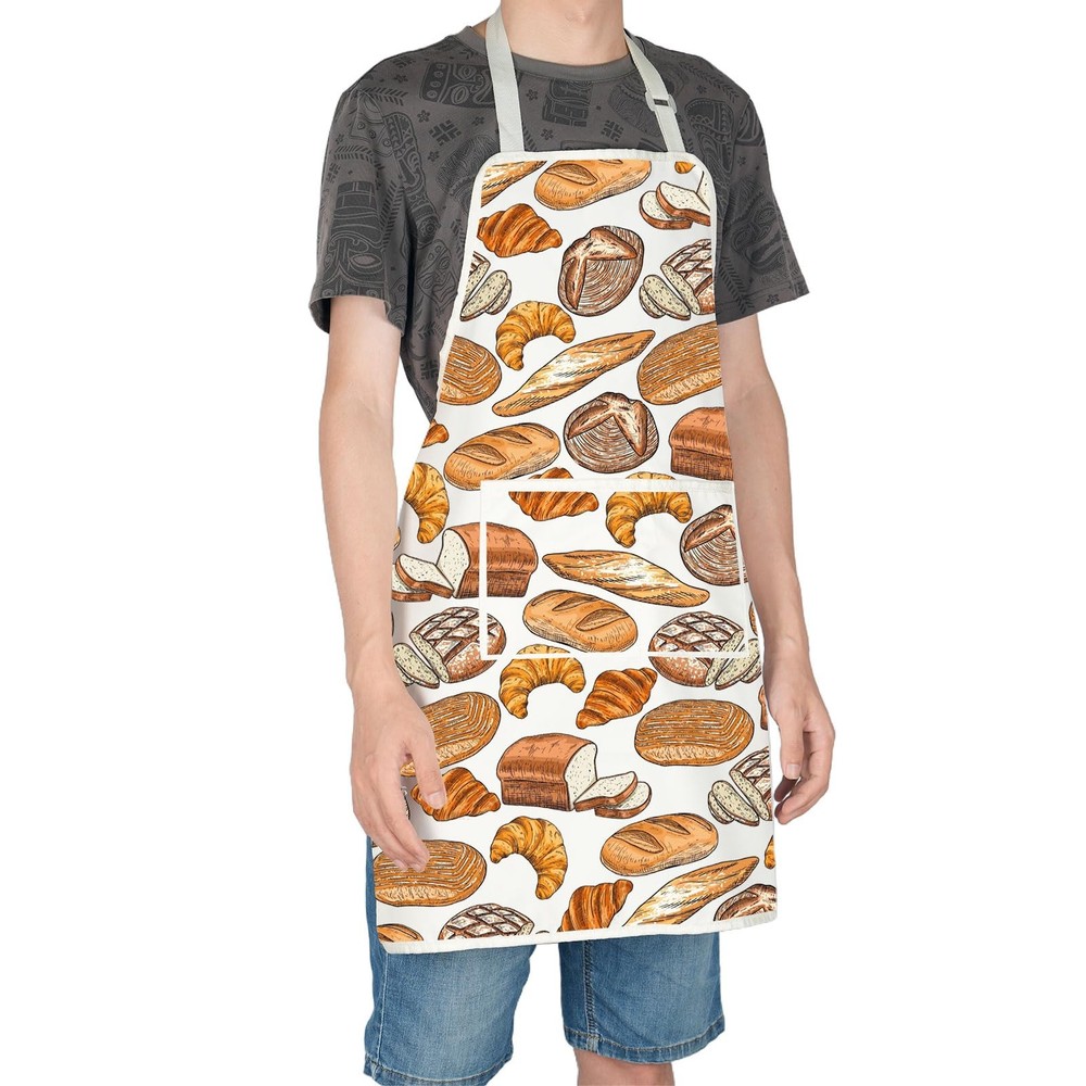 Bread Baking Apron Sourdough Baker Kitchen Gift for Bread Lovers Chef Bakery