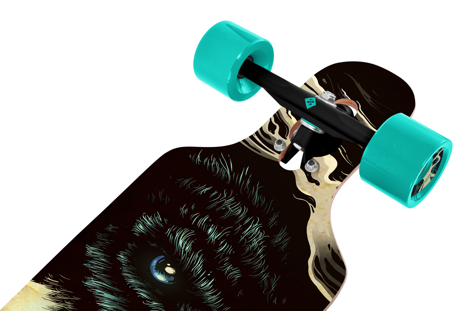 Street Surfing Longboard Complete Wolf Drop Through 9.5" x 39"