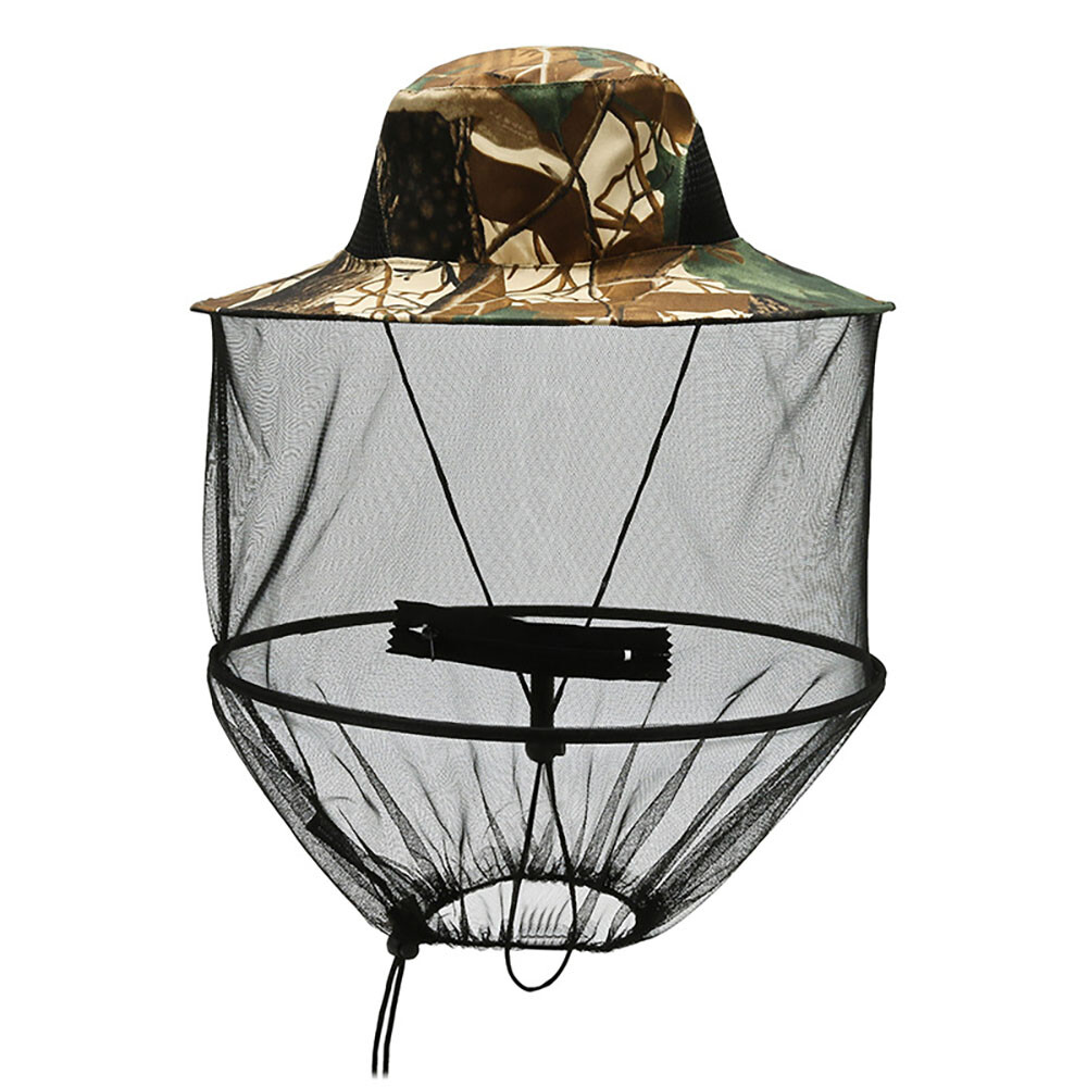 Beekeeping Beekeeper Cowboy Hat Mosquito Bee Insect Veil Net Face Protector