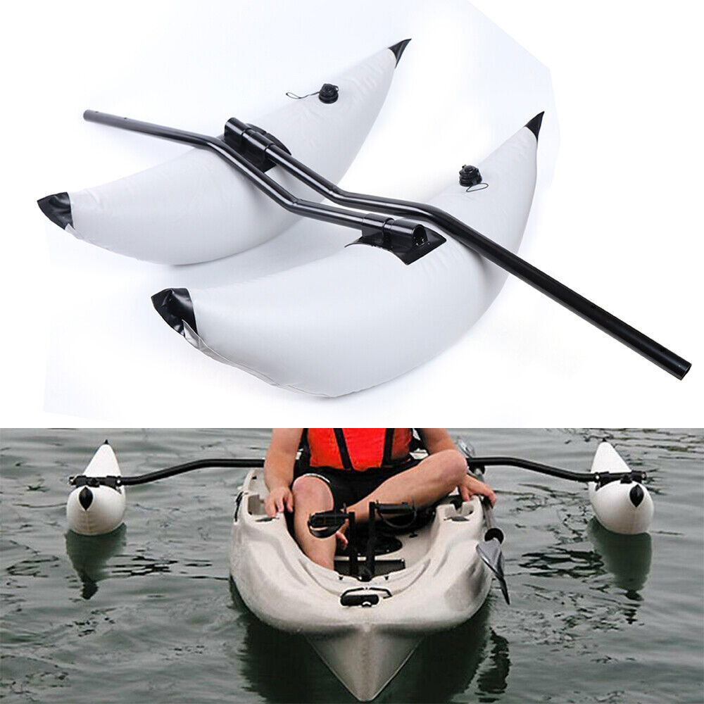 Inflatable Kayak Outrigger Stabilizer – Durable PVC Canoe Float Kit