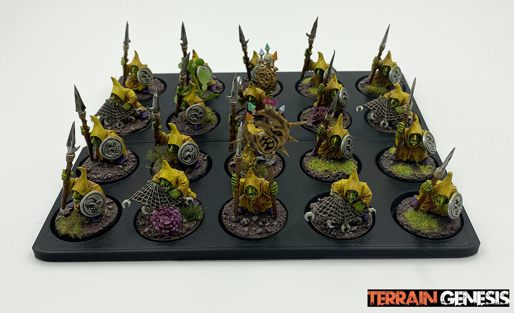 25mm 10 Models Rectangular Movement Tray | High Quality | Great for Miniatures