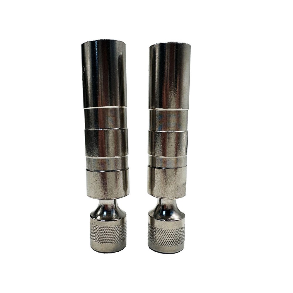 14mm & 16mm Thin Wall Magnetic Swivel Spark Plug Socket 12-Point Removal Tool