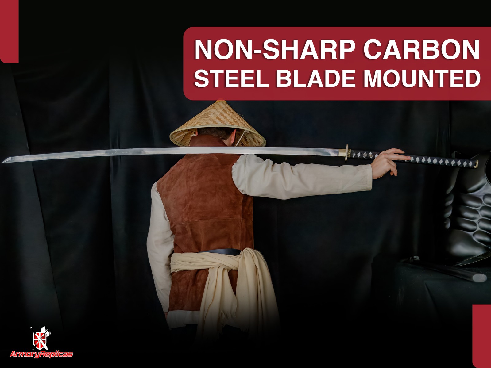 78" Giant Japanese Nodachi Sword: 57" Carbon Steel Full Tang Blade Greatsword