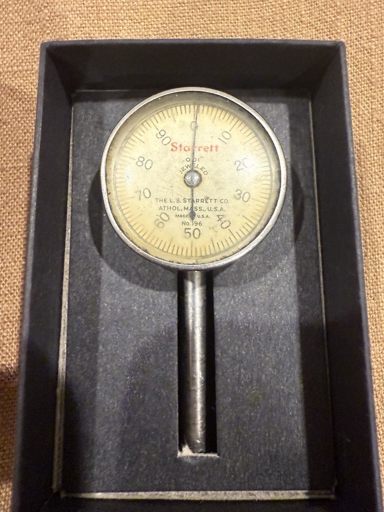 Vintage Starrett Universal Dial Test Indicator (196B6)