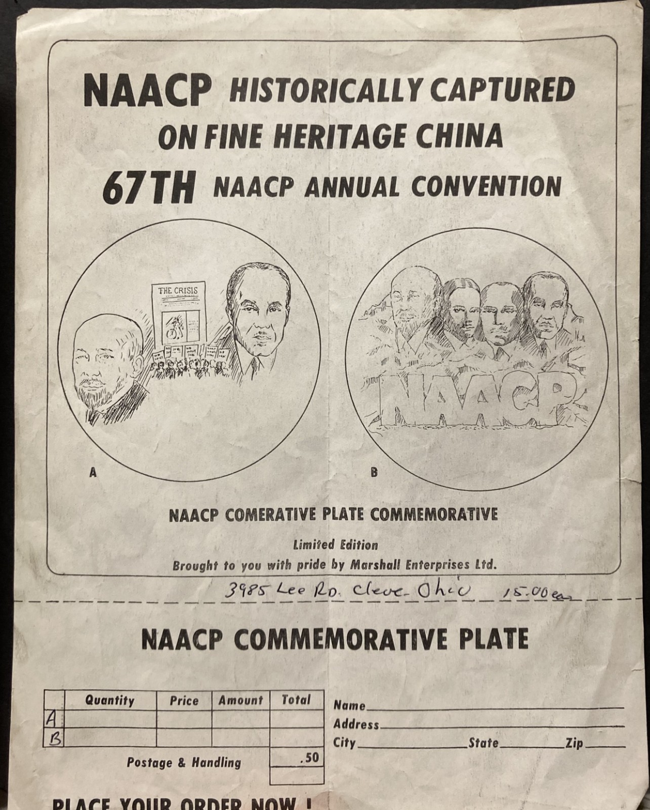 NAACP~Vintage 1950s-70s Lot~African American Ephemera Archive inc. Voting Poster
