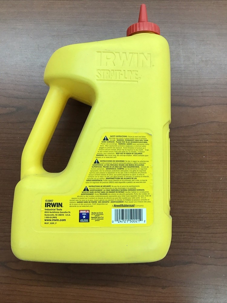 Irwin 65102 Strait-Line Chalk Refill 5 Lb. Red