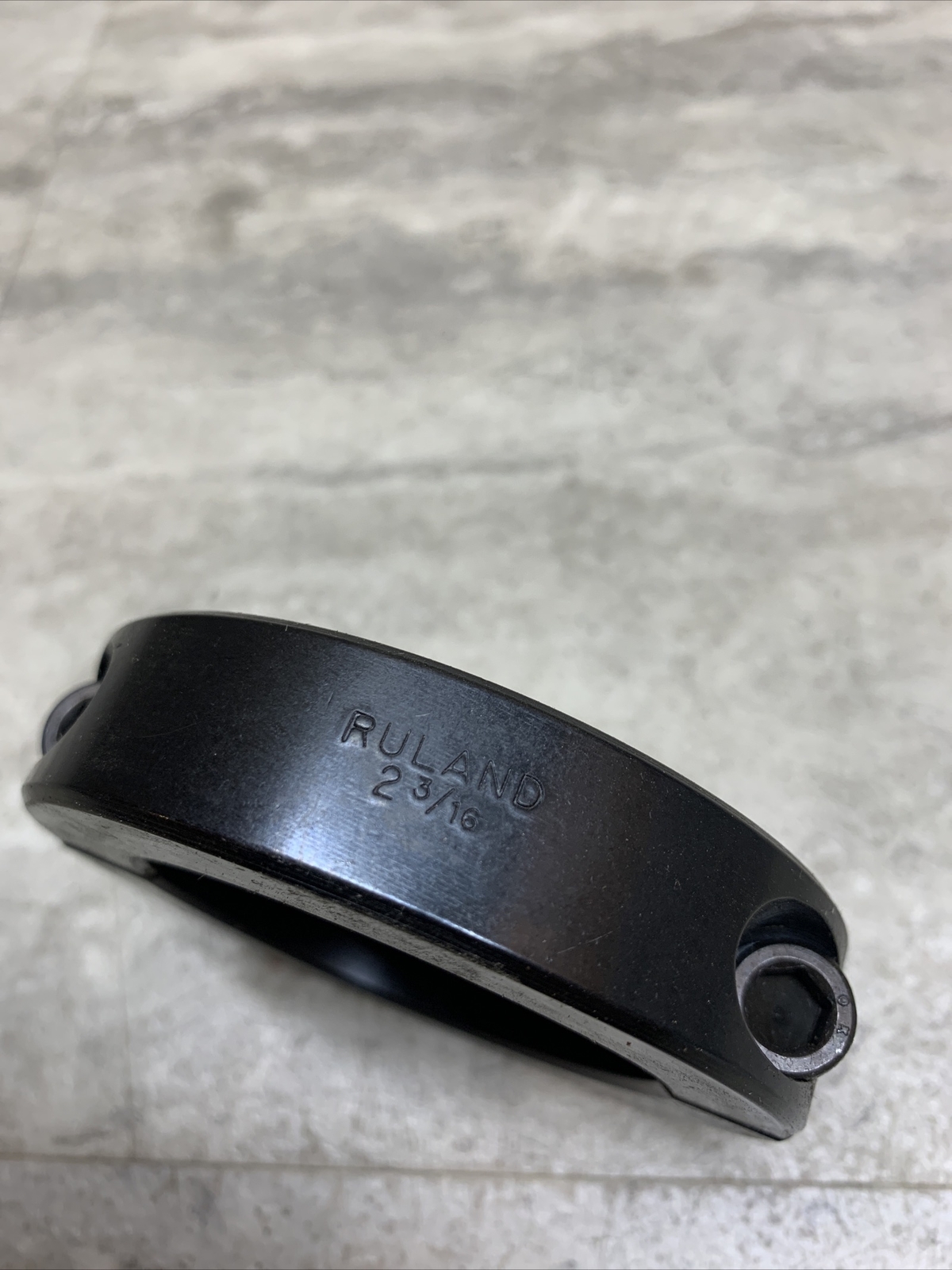 Ruland SP-35-F Nomar 2 Piece Split Shaft Collar, 2-3/16” Bore, Black Oxide, New