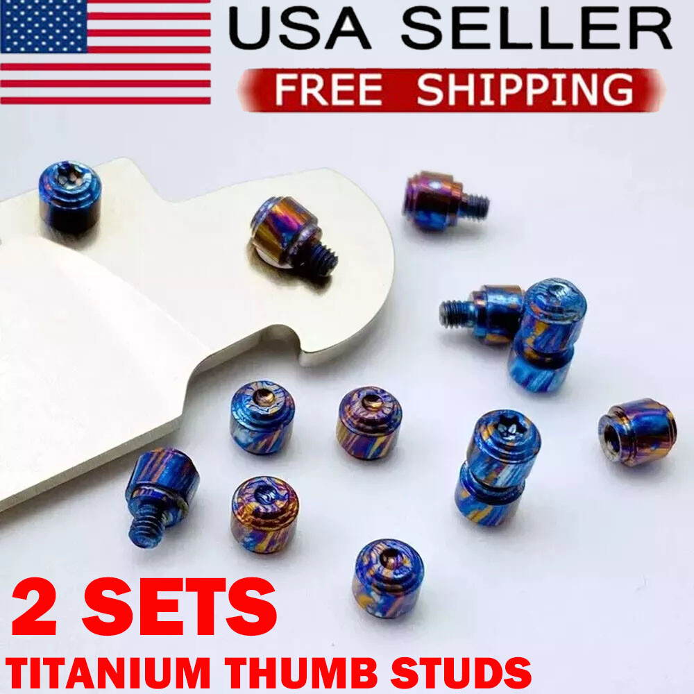 2PC Titanium Thumb Studs For Benchmade Bugout Knife 535（# Reference The Size）US