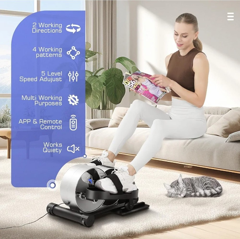 elliptical exercise machine under desk