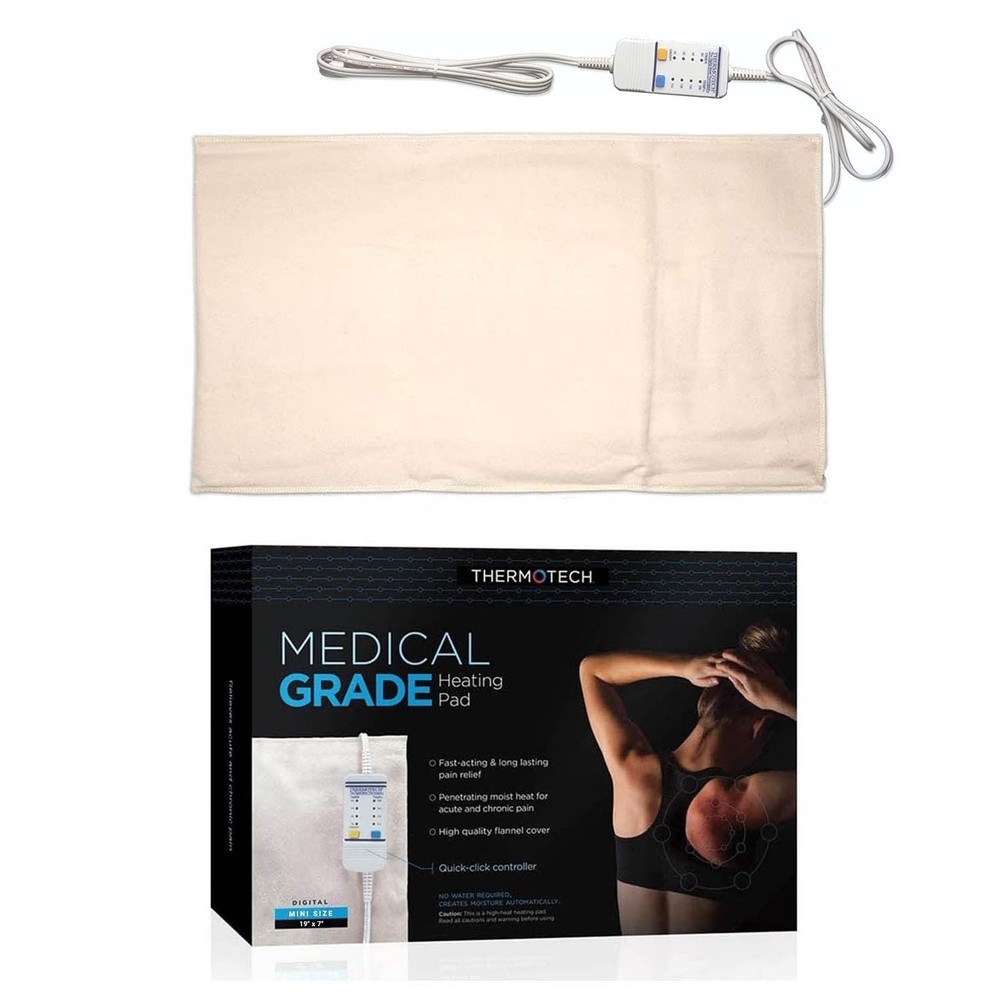 Heating Pad, Beige, 19x7