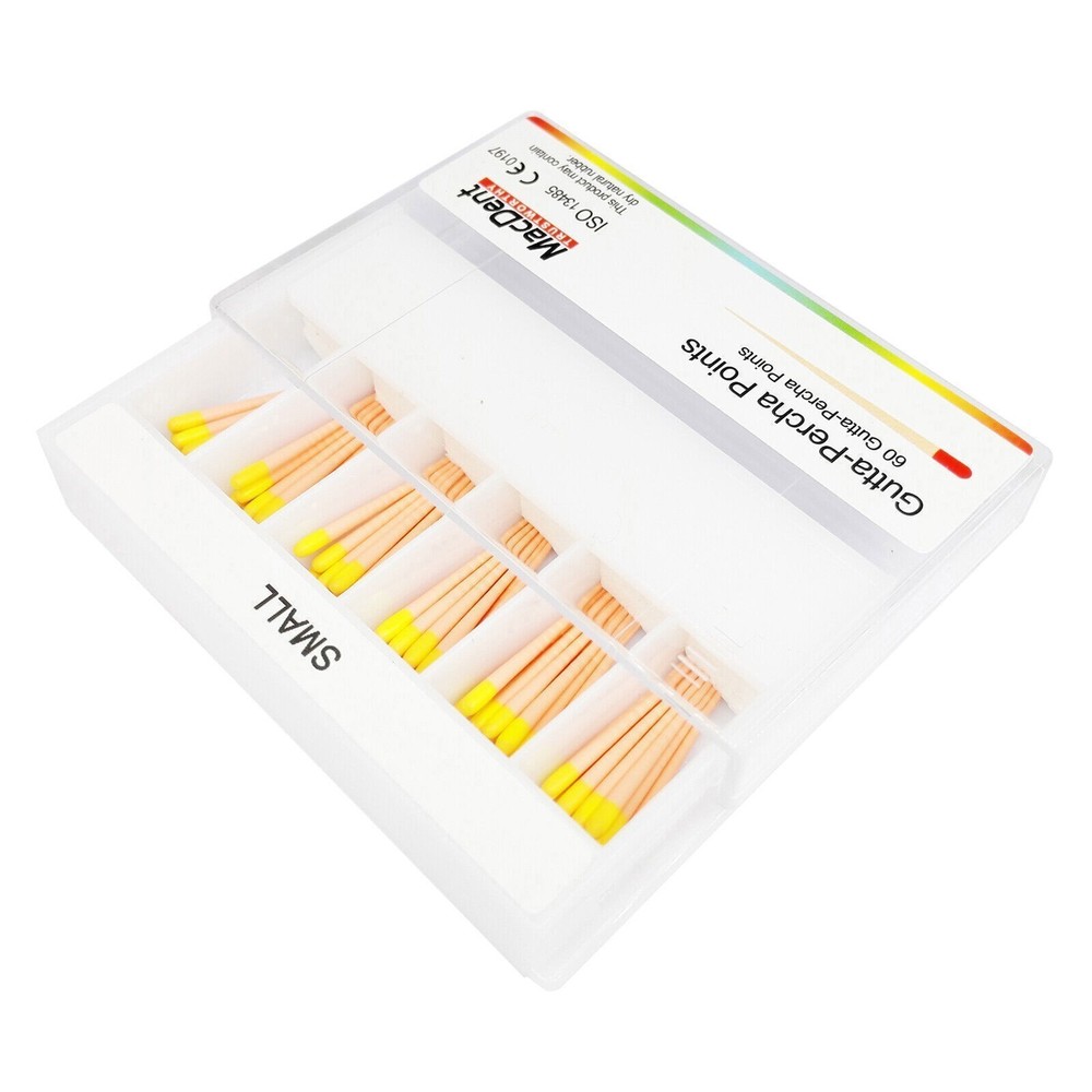 1 Pack MacDent Dental Endodontics Gutta Percha Paper Points Tips DC