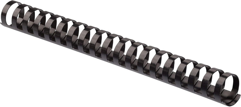 Binding Combs Plastic Black 3/4 Inch 25 Pack (52509)