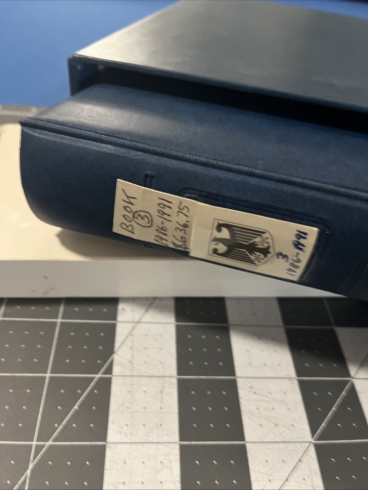 Lindner Binder / Dust Cover Specialty Stamp Album Pages Deutschland 1986-1991