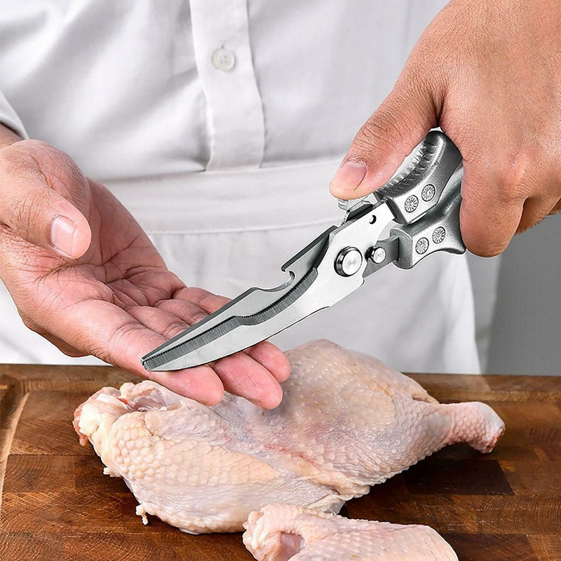 Kitchen Scissors Poultry Shears Cutting Chicken Blade Sharp for Left 2025 NEW