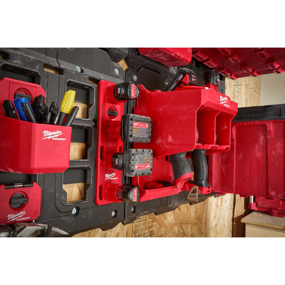 Milwaukee 48-22-8338 M12 Durable Versatile Battery Holder Storage System