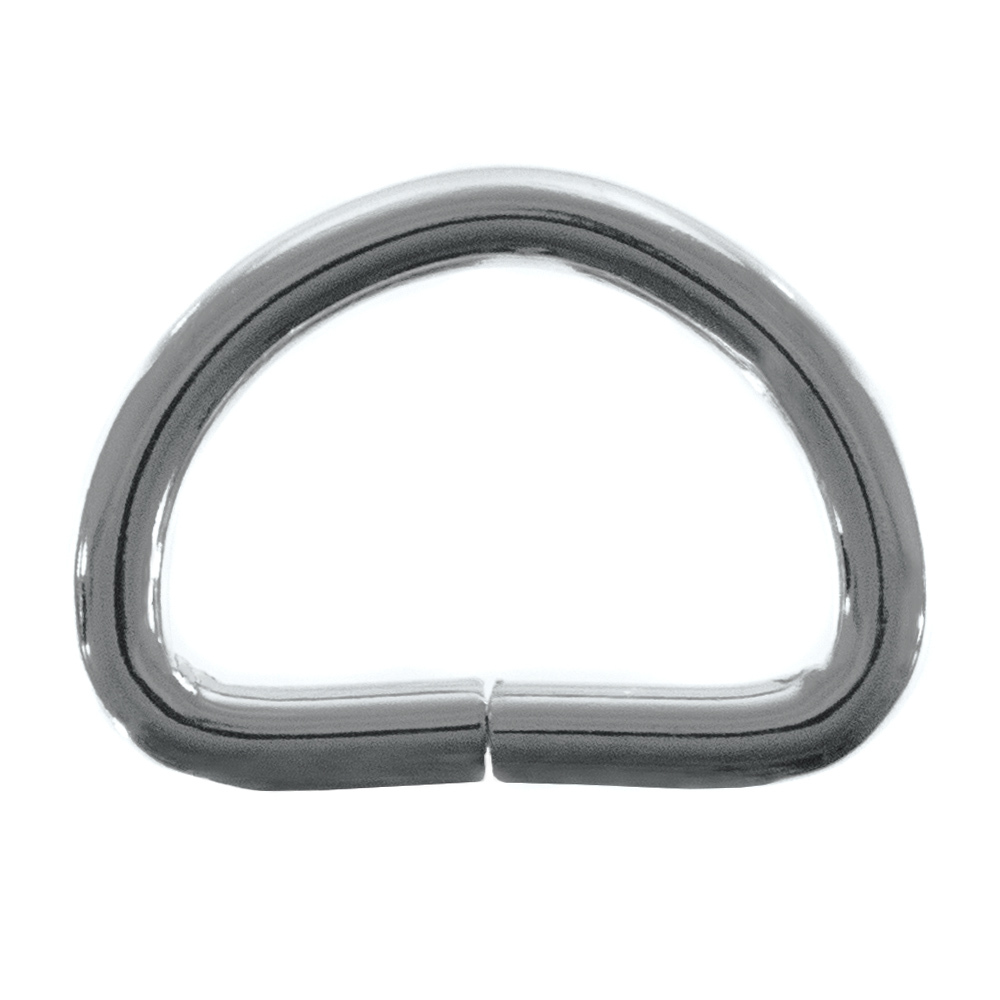 Craft County Metal Silver 3/4" D-Rings  Multiple Pack Sizes Available