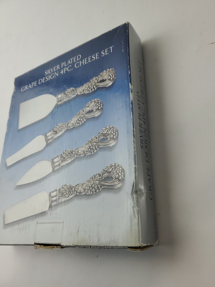 Silver Plated Grape & Grapevine Handle.FS