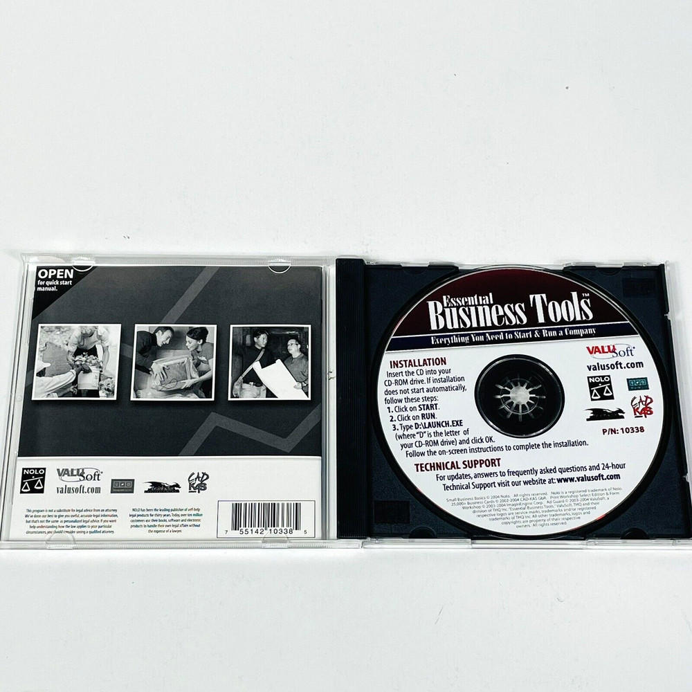 Essential Business Tools PC CD-ROM Software