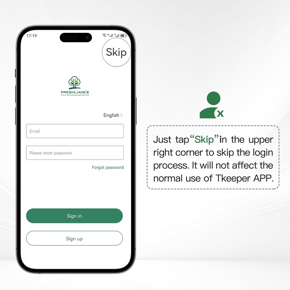 Freshliance Bluetooth Temperature Humidity Data Logger Recorder, Refrigerator...