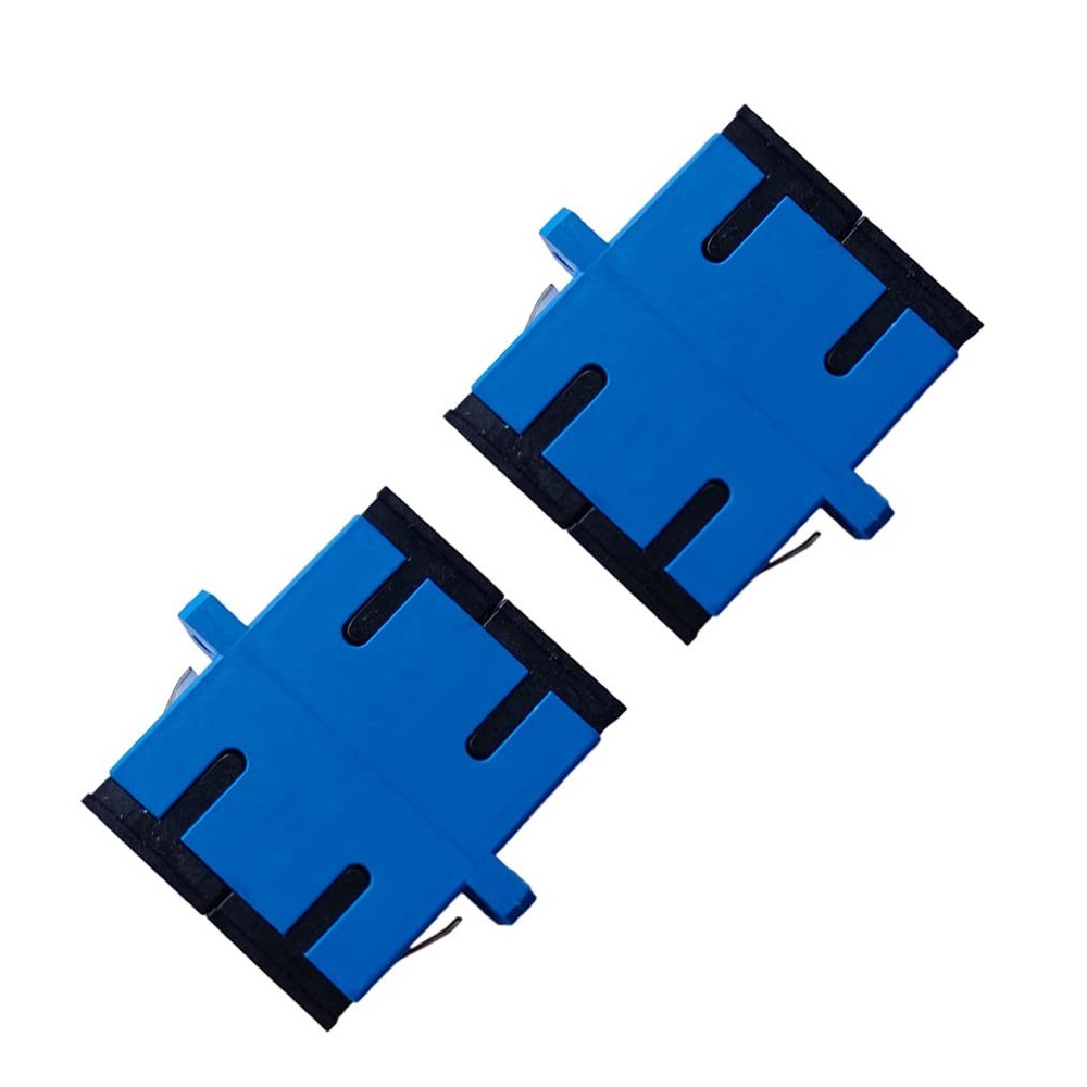 Fiber Optic Cable Adapter Coupler SC-SC Duplex Multimode 2 Pack