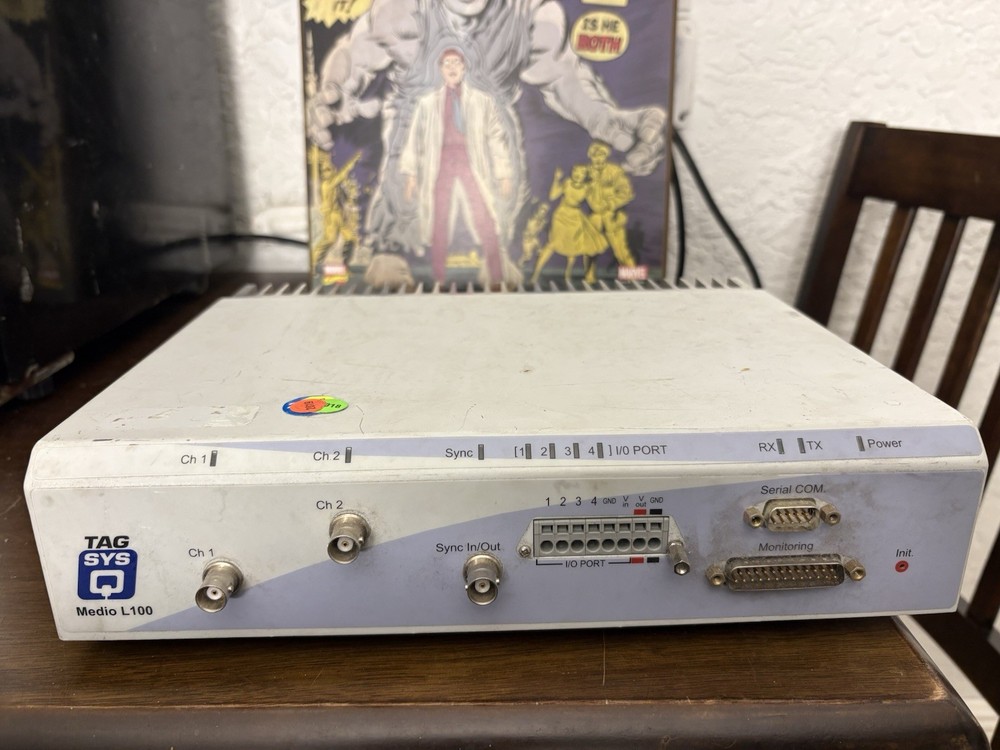 TAGSYS Medio L100 RFID Library Reader SE10120C0 Power On Tested