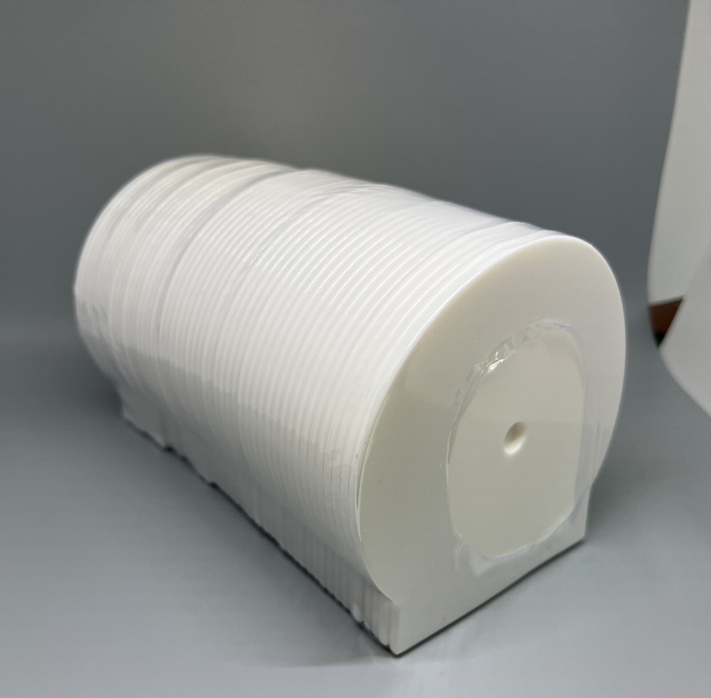 10 PCS NEW CD/DVD CLAM SHELL CASES PAKRITE CSHELL, WHITE, JS100WHITE