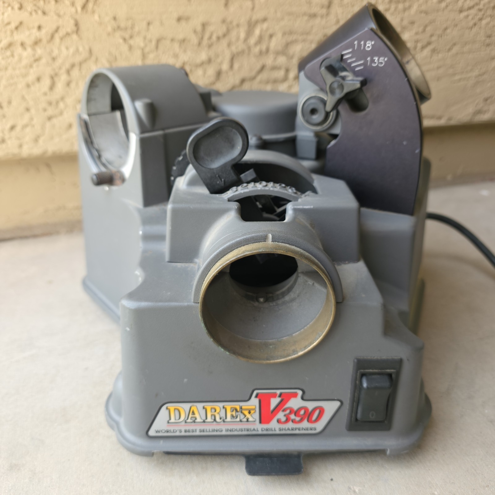 Darex V390 Drill Bit Sharpener w/ Drill Chuck