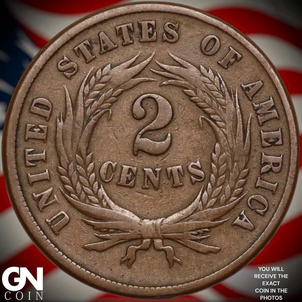 1865 2 Cent Piece B2340