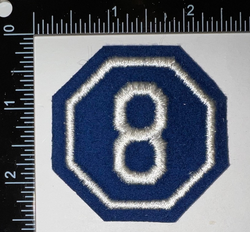 WWII US Army 8th Corps FELT Patch