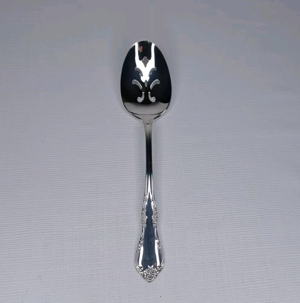 Oneida Community Silverplate Silverware 1 Slotted Spoon
