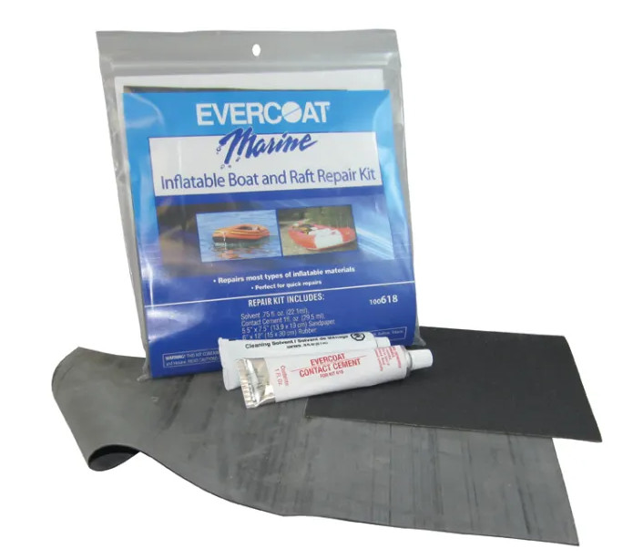 EVERCOAT INFLATABLE BOAT AND RAFT PATCH REPAIR KIT 100618