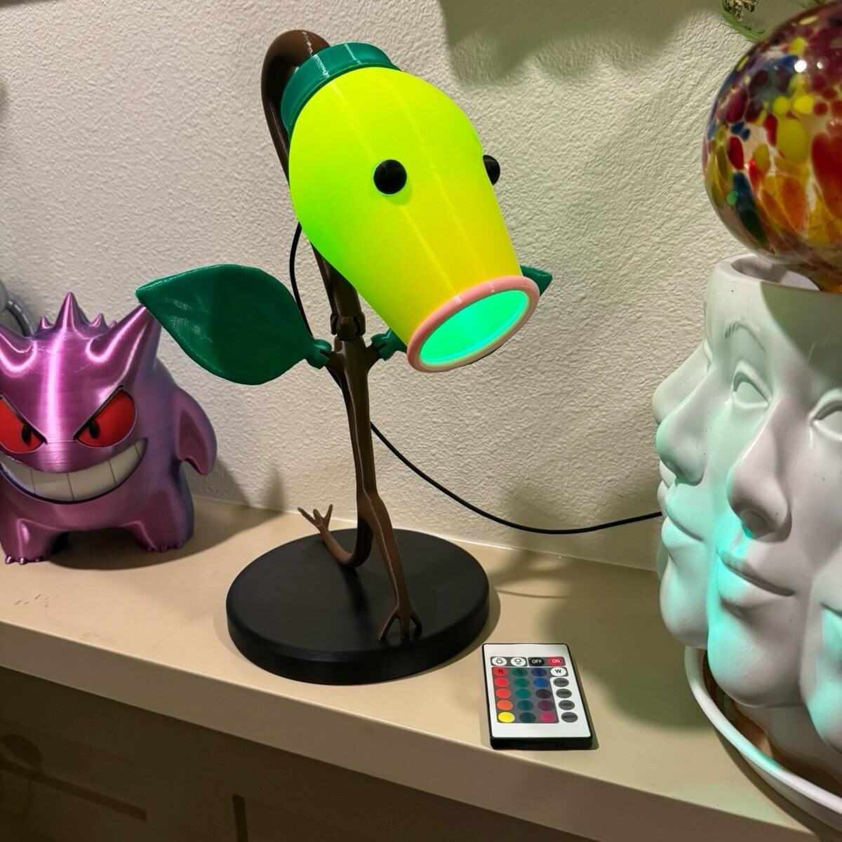 Pokémon Bellsprout Mood Lamp - Color Changing - LED Controller Included