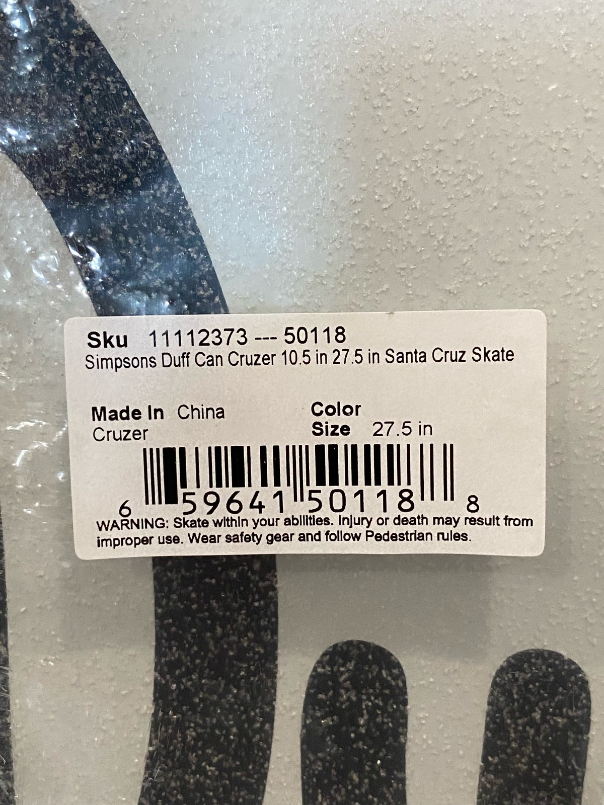 New Sealed Santa Cruz The Simpsons Homer Duff Beer Complete Skateboard Rare Bart