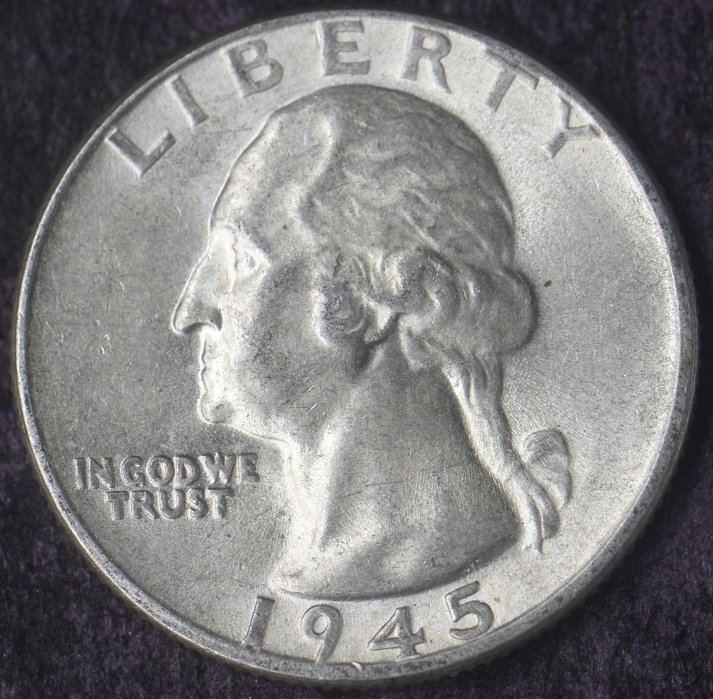 1945-P Washington Silver Quarter Dollar 25C [ COINGIANTS ]
