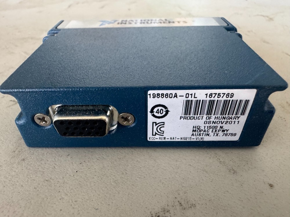 USED National Instruments cDAQ Analog Input Module NI 9215