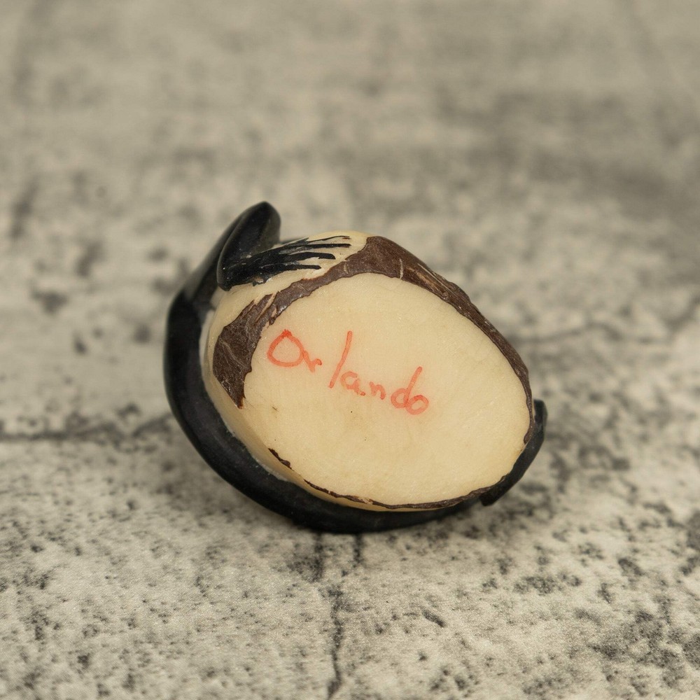 Rainforest Howler Monkey Tagua Carving