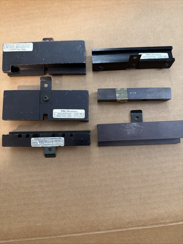 Lot Of 6 Thomas & Betts Dies  Good Condition